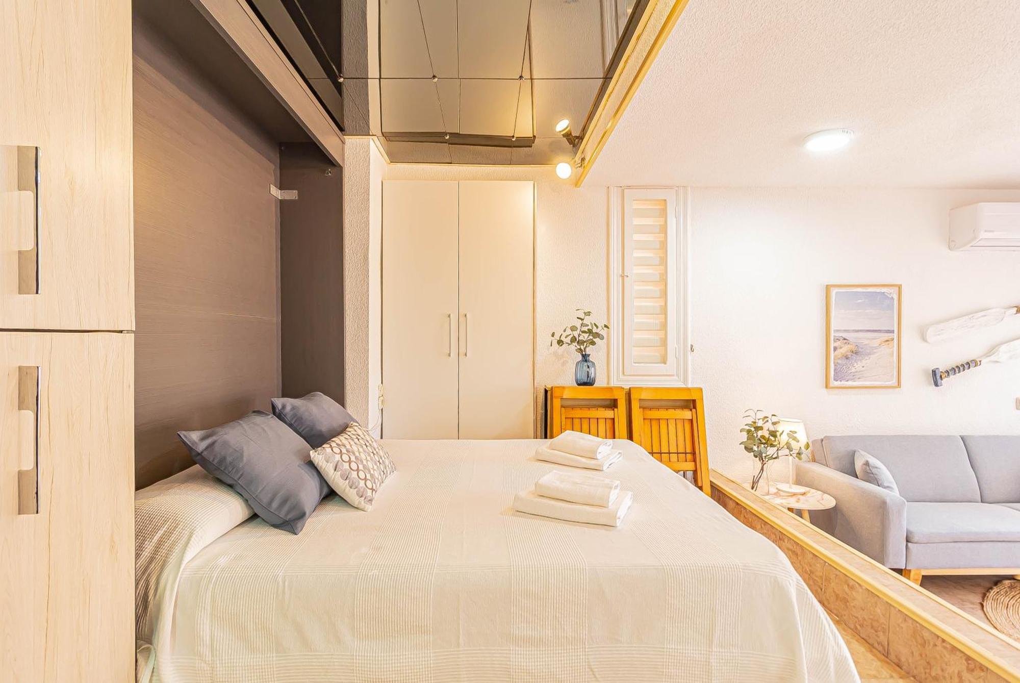 La Pecera - La Manga Del Mar Menor - Edificio Monaco - Kilometro 7 - Cama Plegable Y Sofa-Cama Apartamento Exterior foto