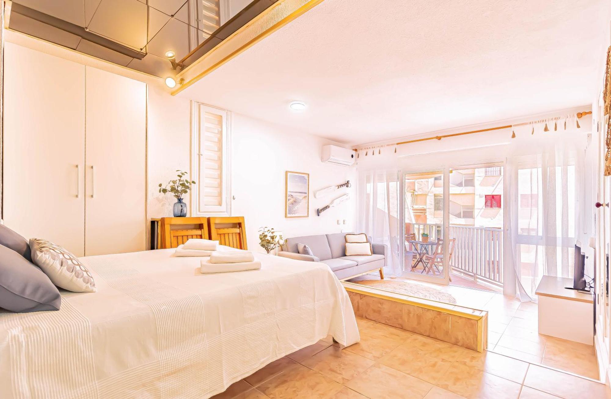 La Pecera - La Manga Del Mar Menor - Edificio Monaco - Kilometro 7 - Cama Plegable Y Sofa-Cama Apartamento Exterior foto