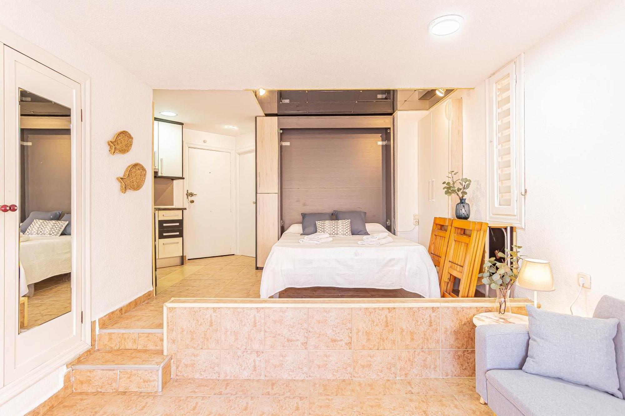 La Pecera - La Manga Del Mar Menor - Edificio Monaco - Kilometro 7 - Cama Plegable Y Sofa-Cama Apartamento Exterior foto