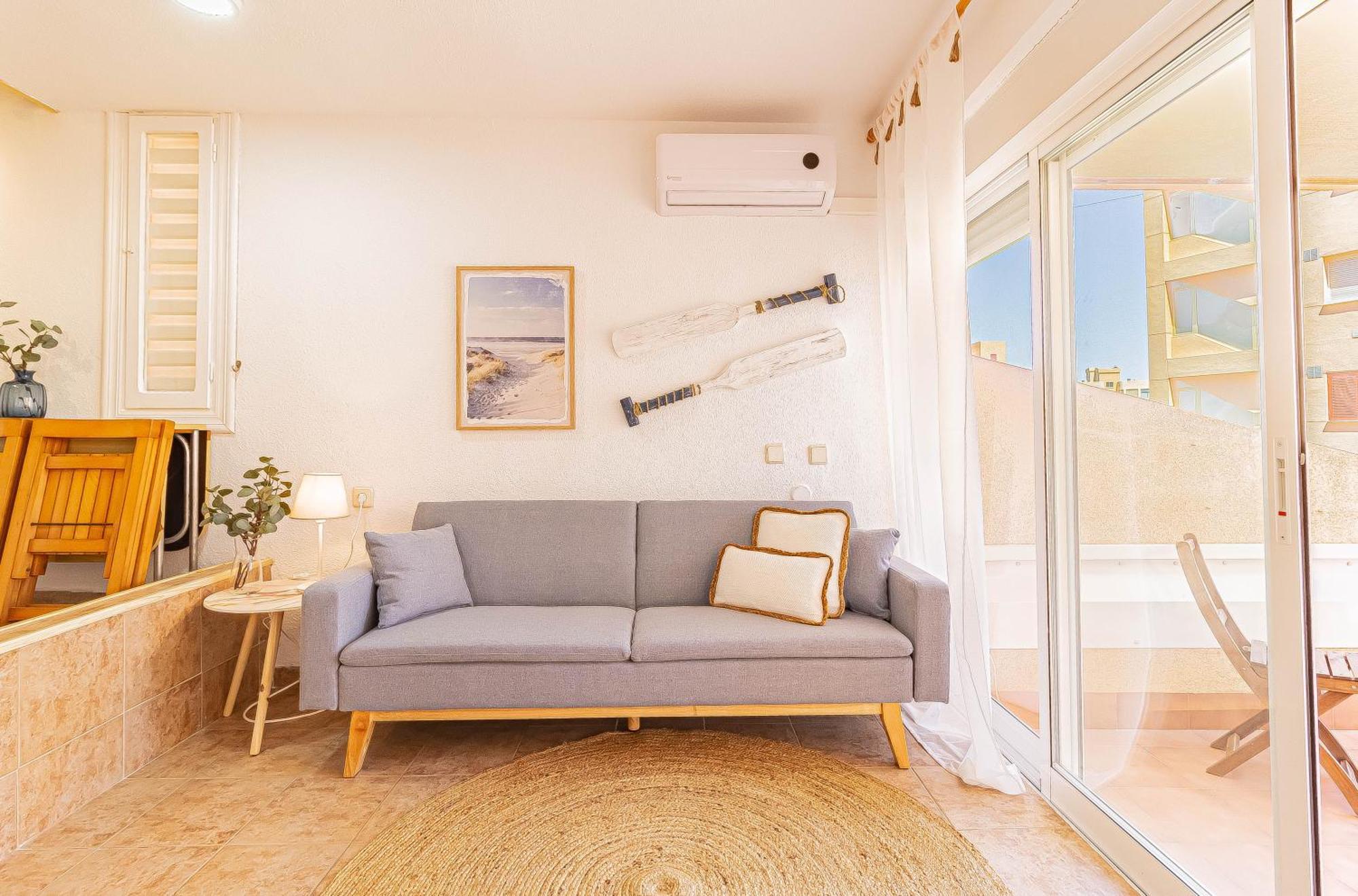 La Pecera - La Manga Del Mar Menor - Edificio Monaco - Kilometro 7 - Cama Plegable Y Sofa-Cama Apartamento Exterior foto