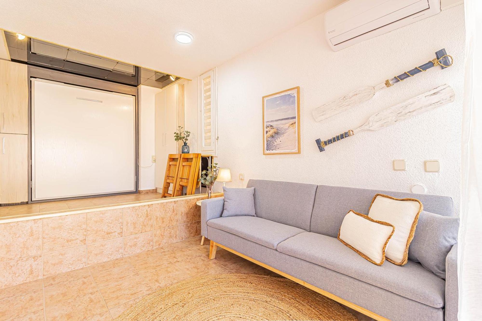 La Pecera - La Manga Del Mar Menor - Edificio Monaco - Kilometro 7 - Cama Plegable Y Sofa-Cama Apartamento Exterior foto