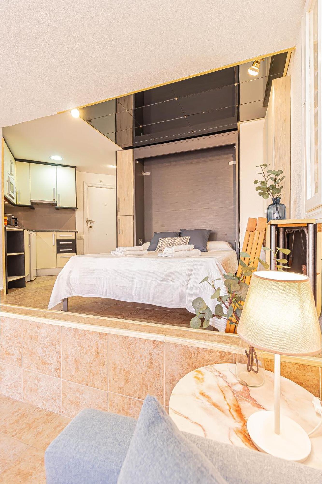 La Pecera - La Manga Del Mar Menor - Edificio Monaco - Kilometro 7 - Cama Plegable Y Sofa-Cama Apartamento Exterior foto