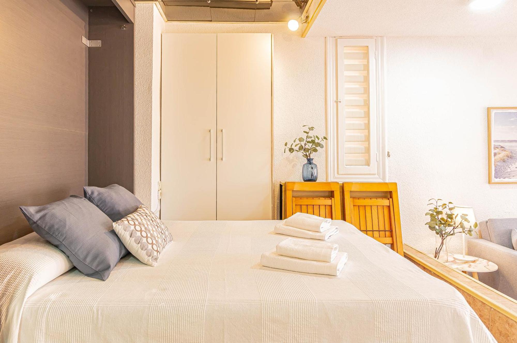 La Pecera - La Manga Del Mar Menor - Edificio Monaco - Kilometro 7 - Cama Plegable Y Sofa-Cama Apartamento Exterior foto