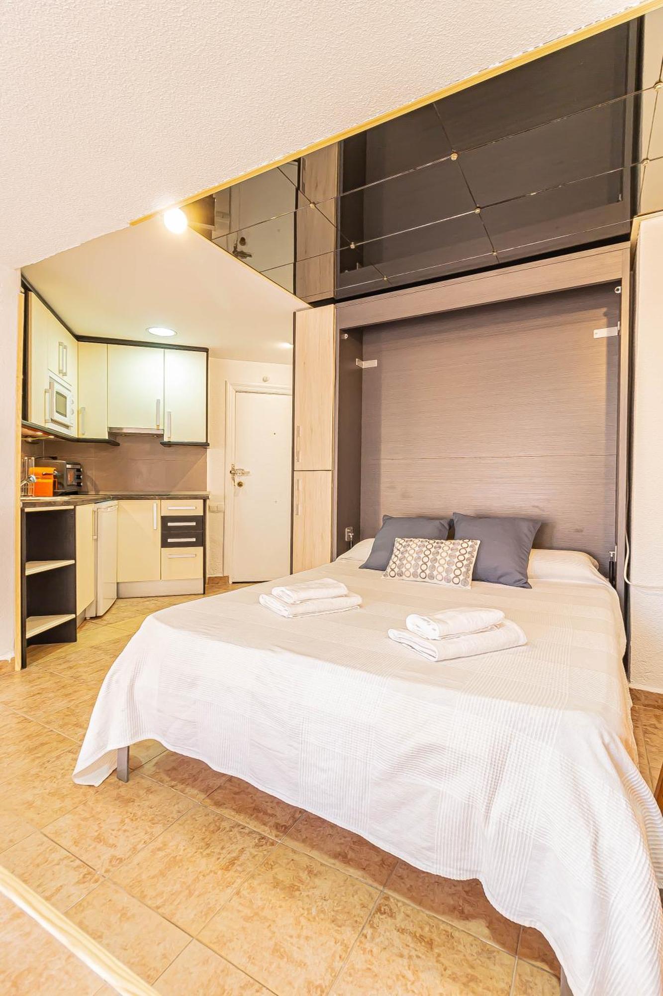 La Pecera - La Manga Del Mar Menor - Edificio Monaco - Kilometro 7 - Cama Plegable Y Sofa-Cama Apartamento Exterior foto