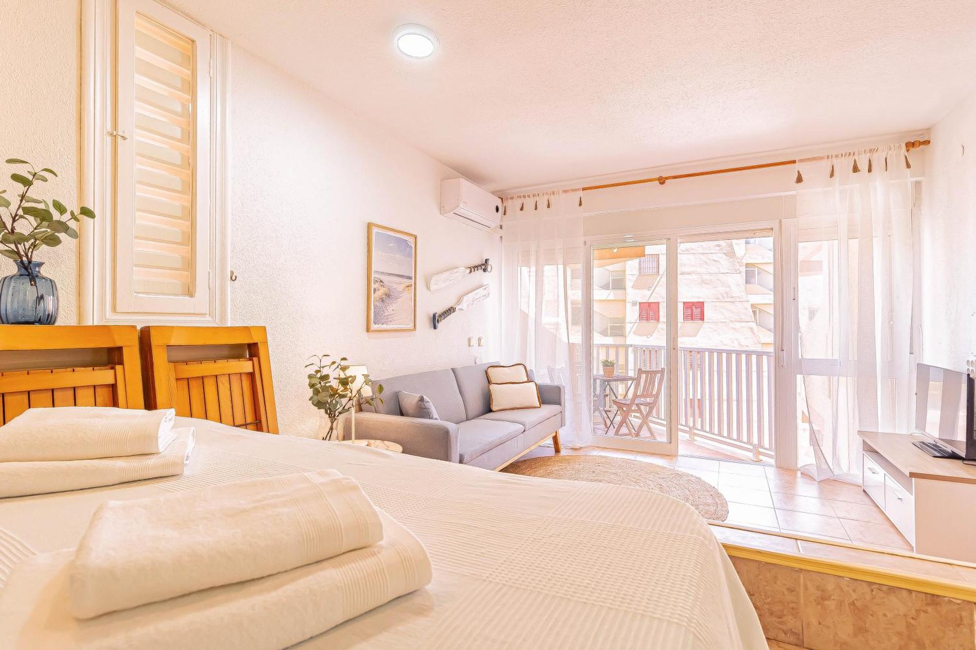 La Pecera - La Manga Del Mar Menor - Edificio Monaco - Kilometro 7 - Cama Plegable Y Sofa-Cama Apartamento Exterior foto