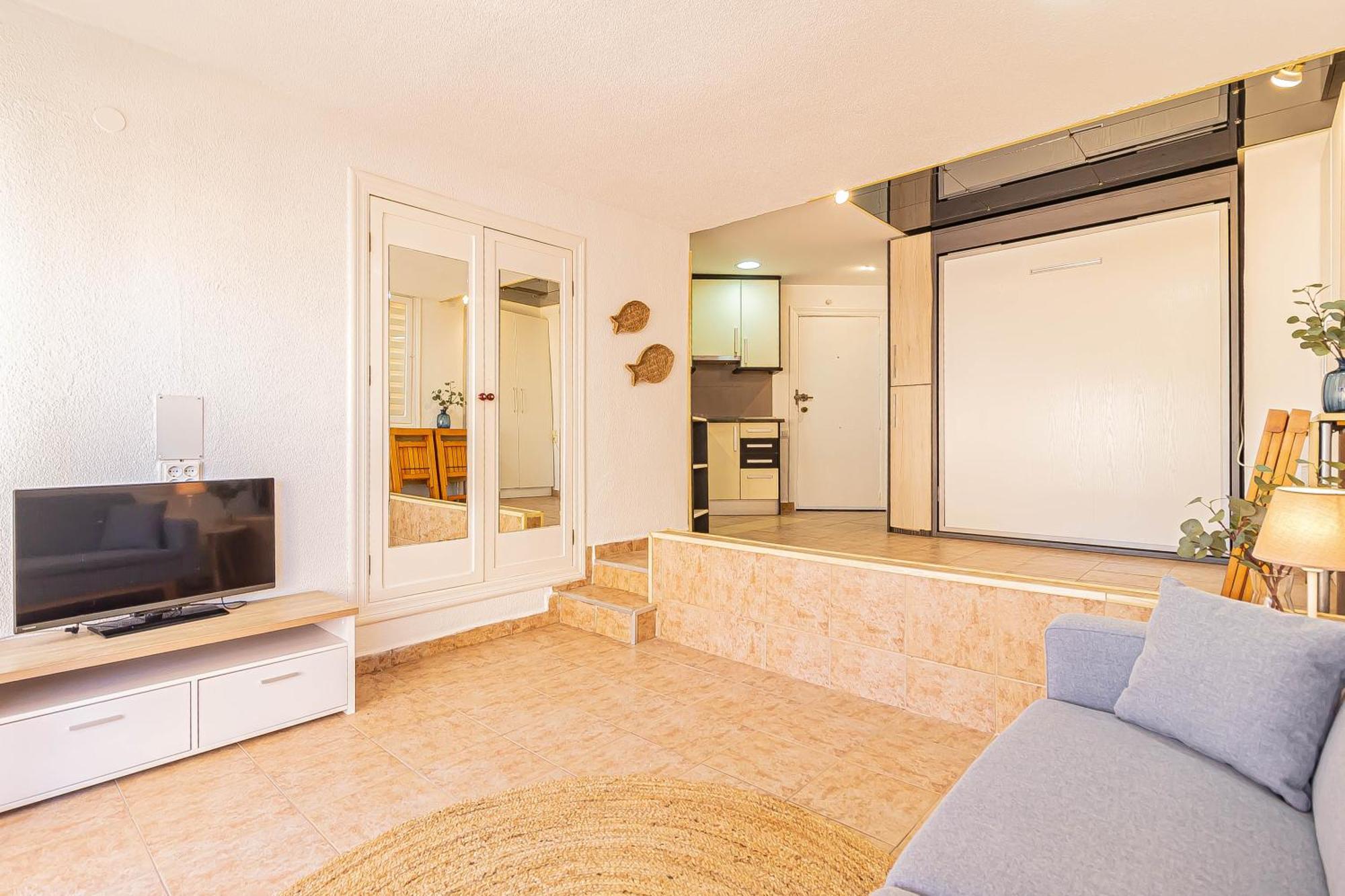 La Pecera - La Manga Del Mar Menor - Edificio Monaco - Kilometro 7 - Cama Plegable Y Sofa-Cama Apartamento Exterior foto